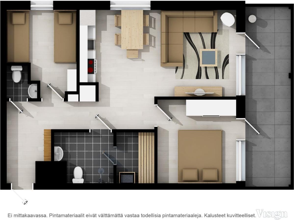 Levillas Tunturinlaita Apartments Екстер'єр фото